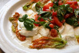 Mozzarella con salsa di pomodori